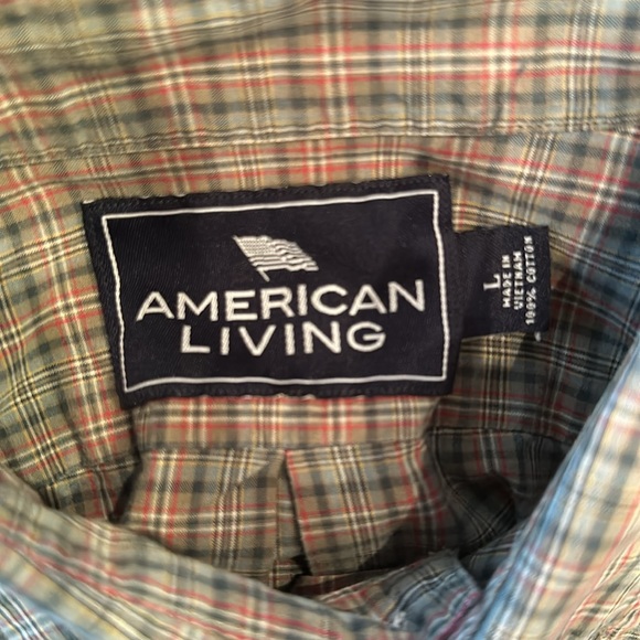 AMERICAN LIVING Button Down Dress Shirt for Men size Large - Picture 3 of 6
